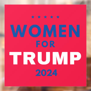 Women For Trump  Window Cling