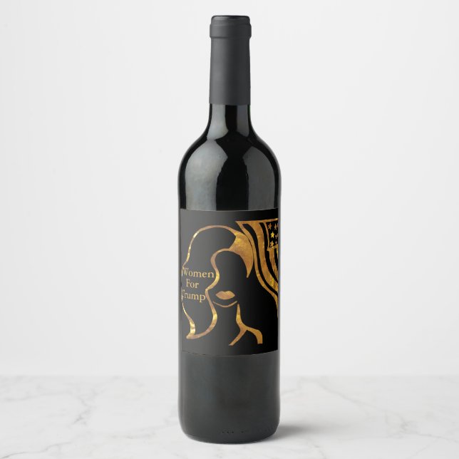WOMEN FOR TRUMP WINE LABEL (Front)