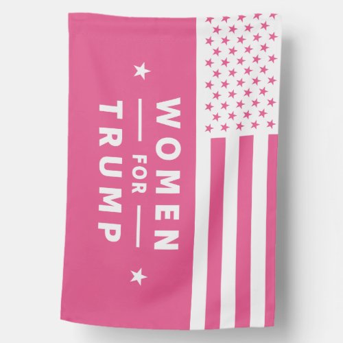 Women for Trump X 2024 House Flag