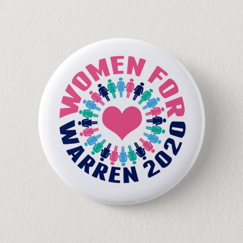 Women for Warren 2020 Button