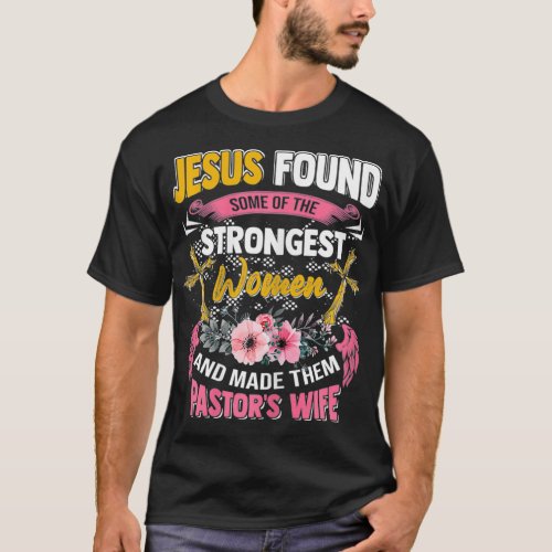 Women Funny Christian Appreciation Pastors Wife Gi T_Shirt