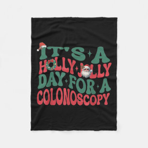 Women Gi Nurse Christmas Endoscopy Technician Endo Fleece Blanket