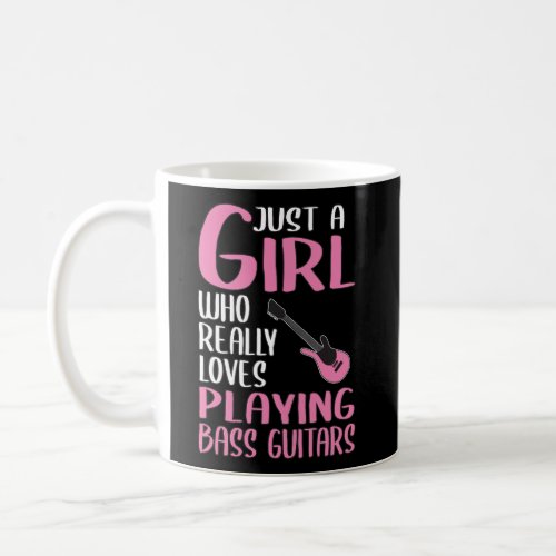 Women Gift Just A Girl Who Really Loves Playing Ba Coffee Mug