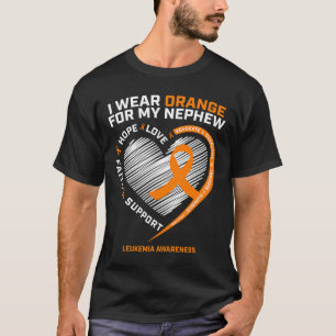 Women Gifts Leukemia Awareness Nephew Leukemia T-Shirt