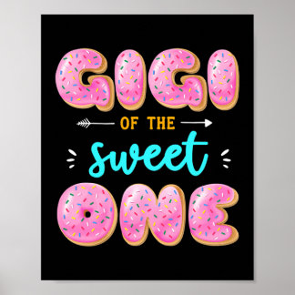 Women Gigi of Sweet One First Birthday Matching Poster
