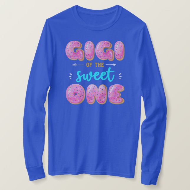 Women Gigi of Sweet One First Birthday Matching T-Shirt (Design Front)