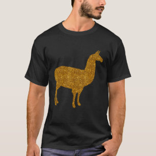 Women Girl Alpaca Camel Llama T-Shirt