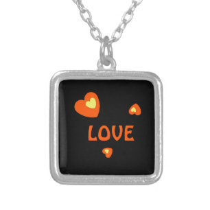 WOMEN, GIRLFRIEND, WIFE, BIRTHDAY, VALENTINE LOVE SILVER PLATED NECKLACE