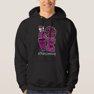 Women Girls Cute Love Cheerleader Cheerleading Acr Hoodie