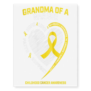 Women Grandma Grandson Grandaughter Childhood Gift Temporary Tattoos