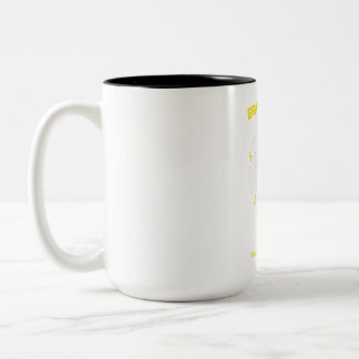 Women Grandma Grandson Grandaughter Childhood Gift Two-Tone Coffee Mug