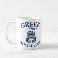 Women Greek Mom Social Club Trendy Greek Mom