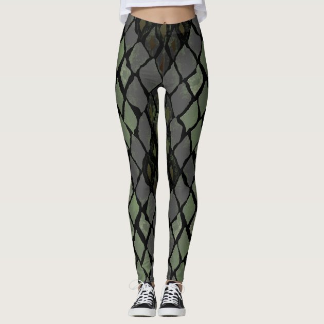 grey snakeskin leggings