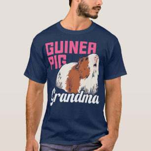 Women Guinea Pig Grandma Funny Women Guinea Pig Lo T-Shirt
