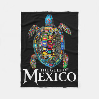 Women Gulf Of Mexico Forever Mexican Souvenir Sea Fleece Blanket