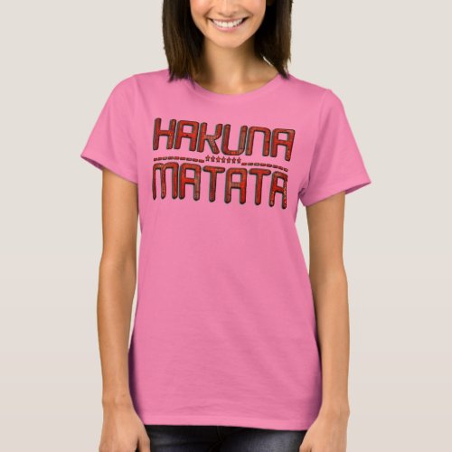 Women Hakuna Matata Star T_Shirt