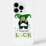 Women Happy Go Lucky Shamrock St Patrick&#39;s Day  Case-Mate iPhone 14 Pro Max Case
