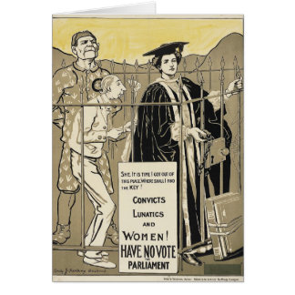 Women Have No Vote Cards