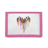 Women Heart Shape Watercolor Native American