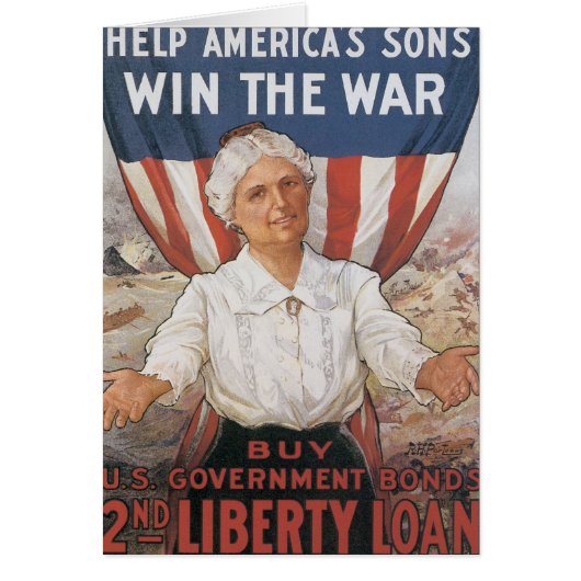 Women! Help America's Sons Cards (Front)