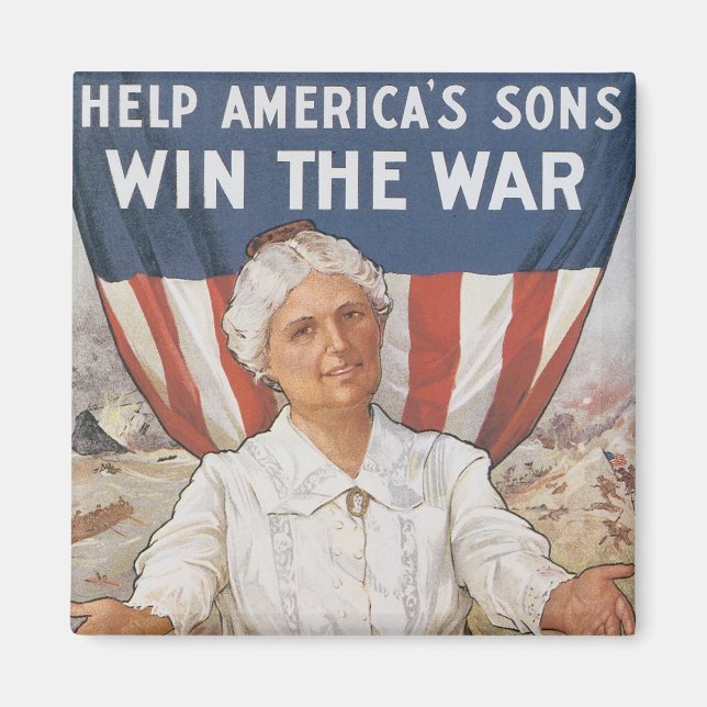 Women! Help America's Sons Magnet (Front)