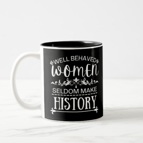 Women History Two_Tone Coffee Mug