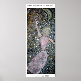 Women Hold Up Half the Sky Nathan Markee Poster