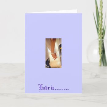 Women Holding Hands  Love Is........ Card by reisespcs40 at Zazzle