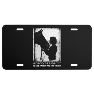 Women Horse Lover Gifts License Plate