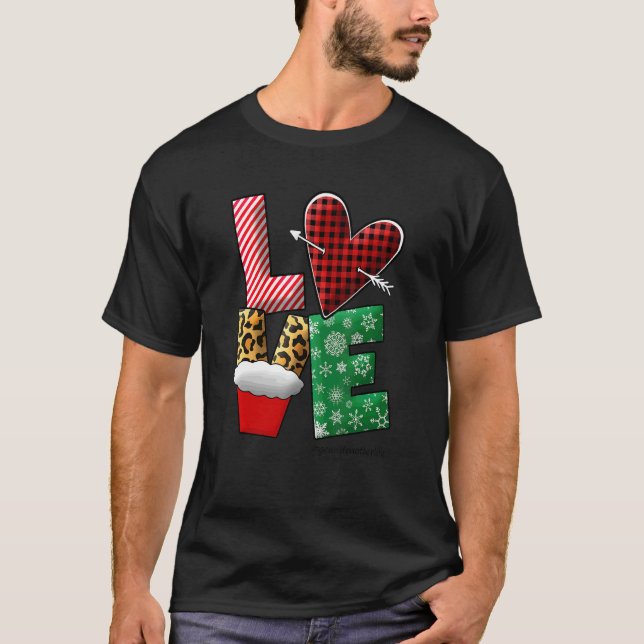 Women I Love Grandmother Life L O V E Light T-Shirt (Front)