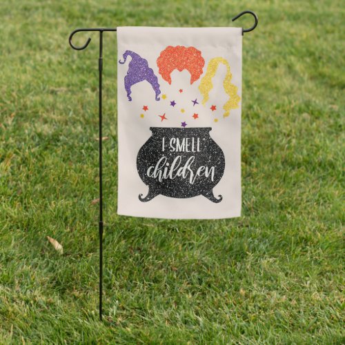 Women I Smell Children Hocus Pocus Halloween Flag