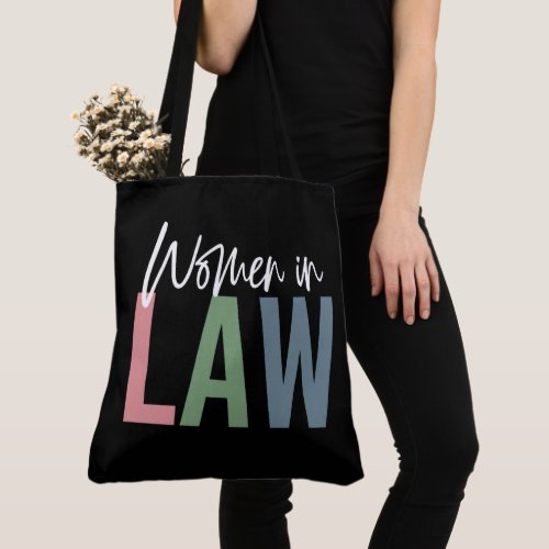 Women In Law Retro Attorney Law School Student Tote Bag