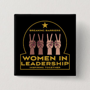 Women In leadership Button