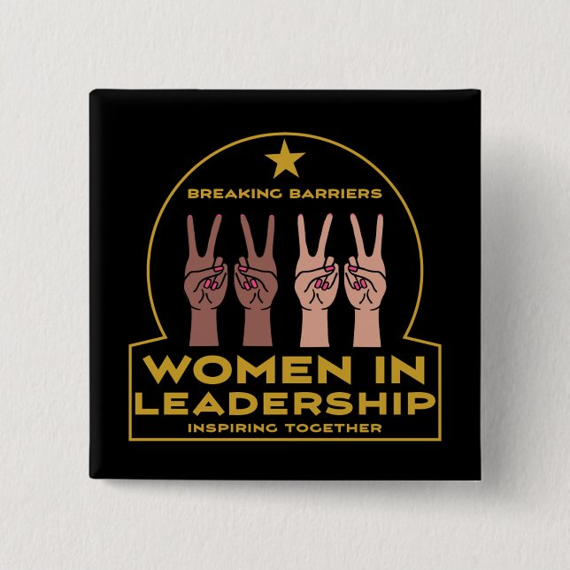 Women In leadership Button (Front)