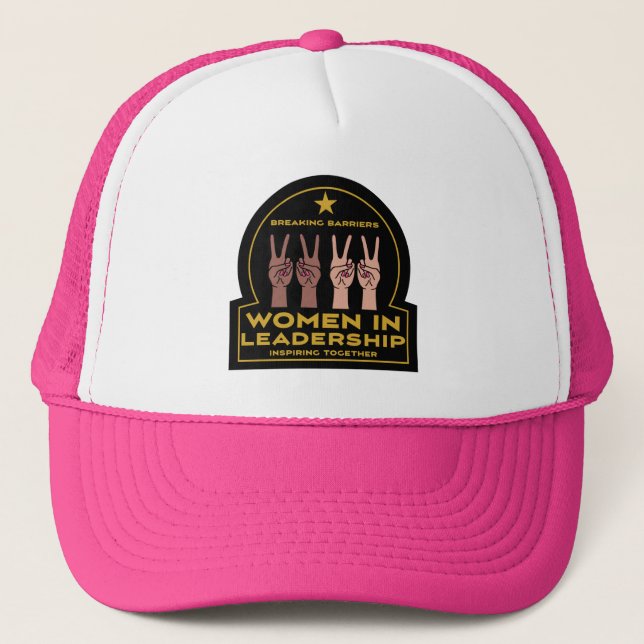 Women In leadership Trucker Hat (Front)