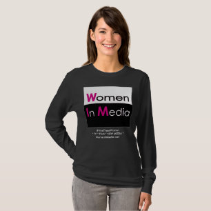 Women In Media Long Sleeve Tee Shirt