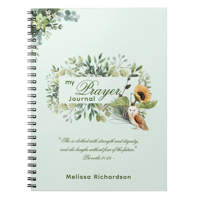Women In Ministry Pastors Wife Prayer Journal  (Front)