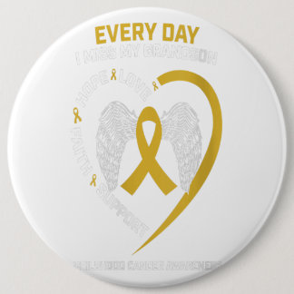 Women In My Memory Miss My Grandson Childhood Gift Button