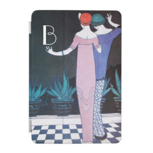 WOMEN IN NIGHT Art Deco Beauty Fashion Monogram iPad Mini Cover