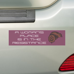Women in Resistance Custom Bumper Sticker