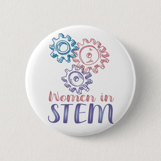 Women In STEM Button (Front)