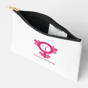 Women in Wind Energy– Feminist Gift Accessory Pouch