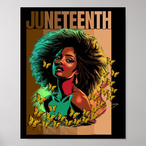 Women Juneteenth Is My Independence Day Black Woma Poster