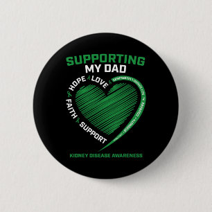 Women Kids Father Dad Kidney Disease Awareness Gif Button