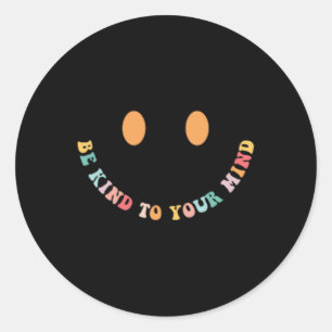 Women Kids Mental Health Problems 2 Sided Awarenes Classic Round Sticker