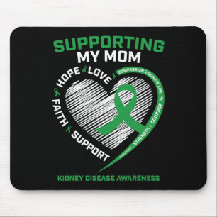 Women Kids Mother Mom Kidney Disease Awareness Gif Mouse Pad