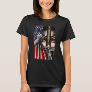 Women Knight Templar I Am A Child Of God A Warrior T-Shirt
