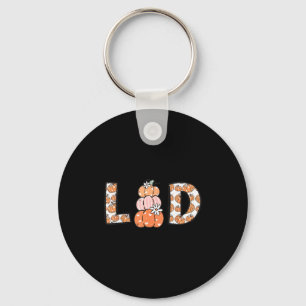 Women Labor And Delivery Nurse Fall Pumpkins Thank Keychain