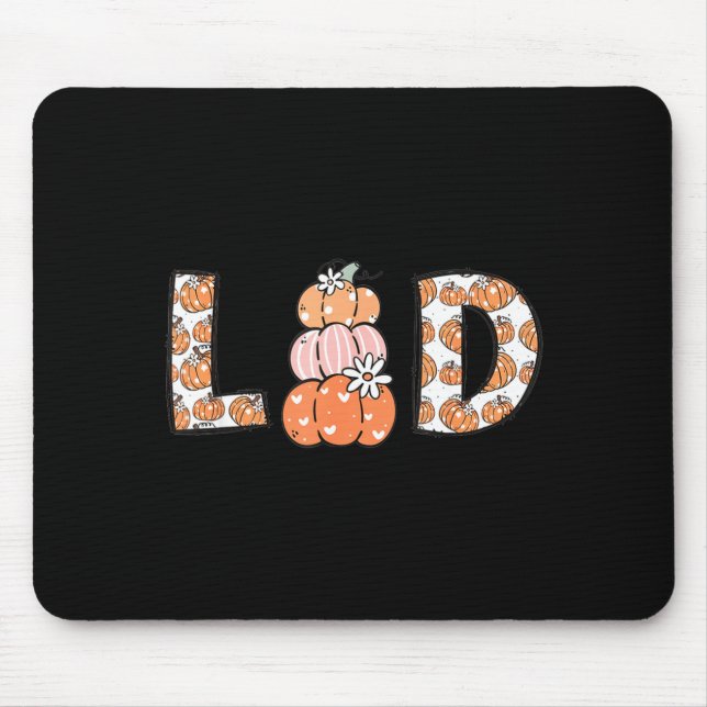 Women Labor And Delivery Nurse Fall Pumpkins Thank Mouse Pad (Front)