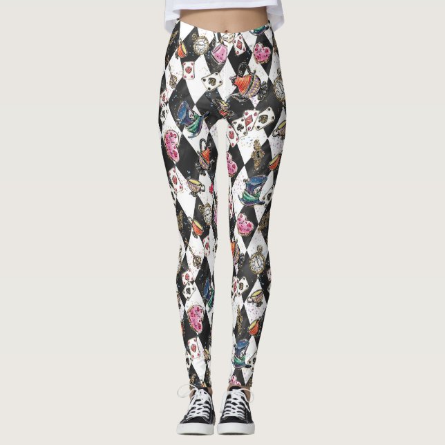 Women Leggings, Design Leggings, Pattern Leggings (Front)